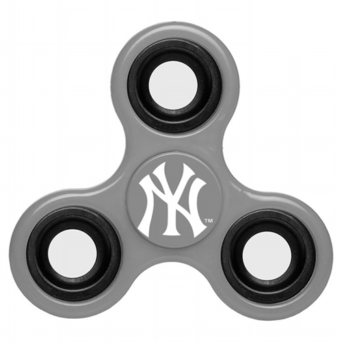 MLB New York Yankees 3 Way Fidget Spinner G49 - Gray
